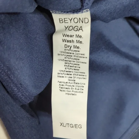 NEW Beyond Yoga Freefit Mens Full Zip Hoodie Navy Blue Size XL - Picture 6 of 6